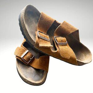 Birkenstock Sandals Suede Leather Women's EUC